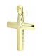 Gold Kreuz 14K Beidseitig