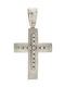 Women's White Gold Cross 14K