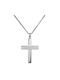 Herren Gold Kreuz 14K mit Kette