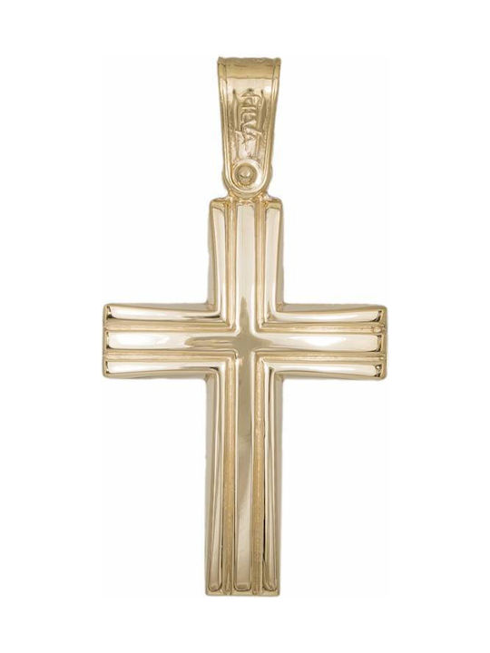 Herren Gold Kreuz 9K