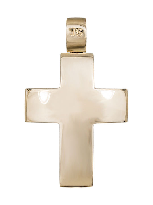 Herren Gold Kreuz 14K