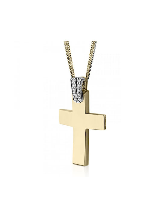 Gold Cross 14K with Chain