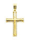 White Gold Cross 14K