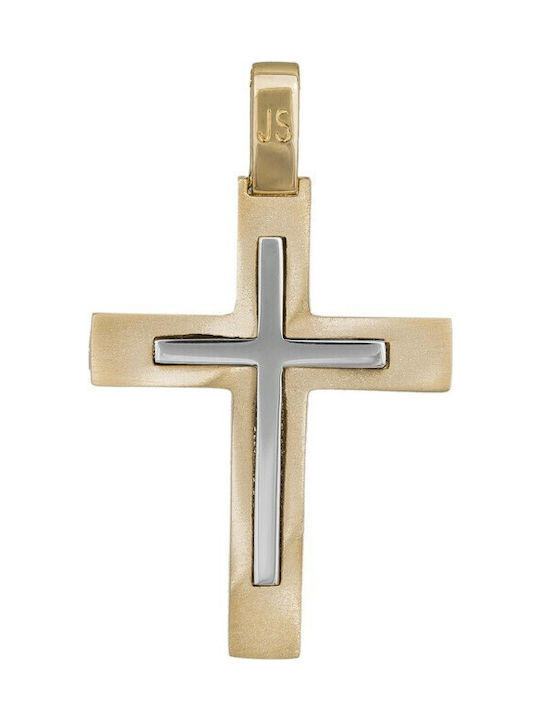 Herren Gold Kreuz 14K