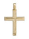 Herren Gold Kreuz 14K