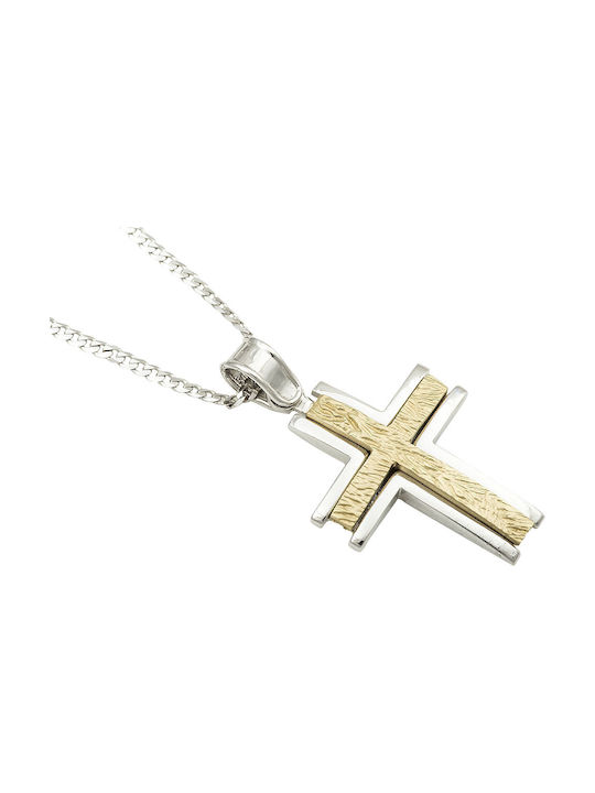 Kosmima Shop Men's Gold Cross 14K