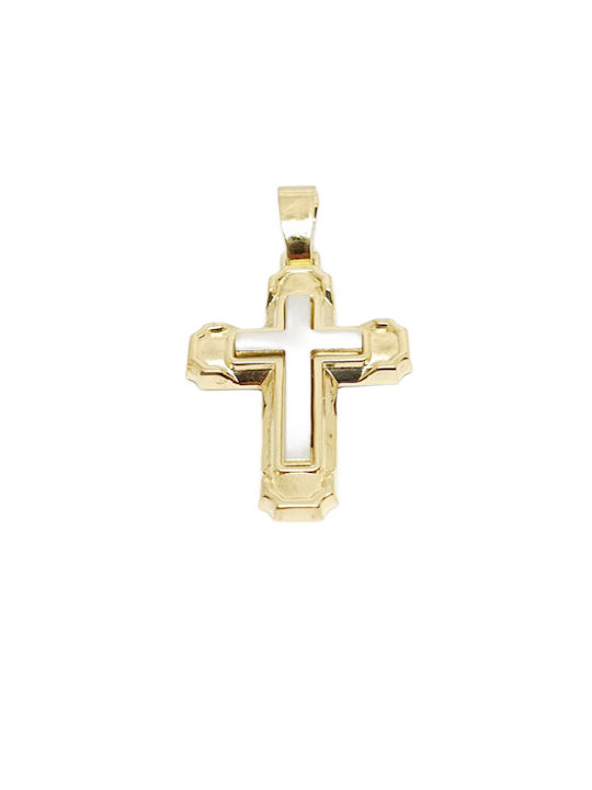 Mentzos Gold Kreuz 14K