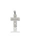 Mentzos White Gold Cross 14K