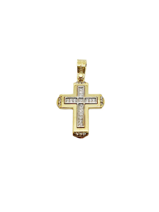 Mentzos Gold Kreuz 14K