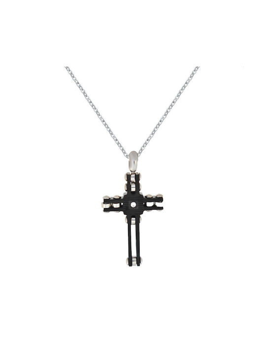 Katsigiannis Men's Cross from Steel