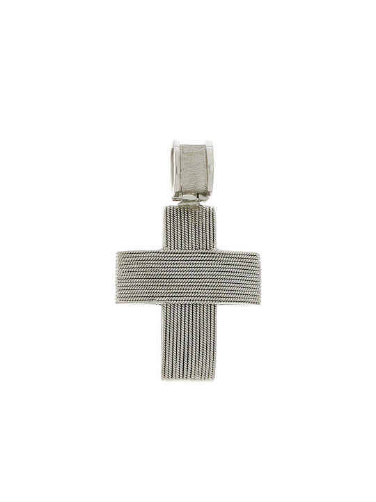 Q-Jewellery White Gold Cross 18K