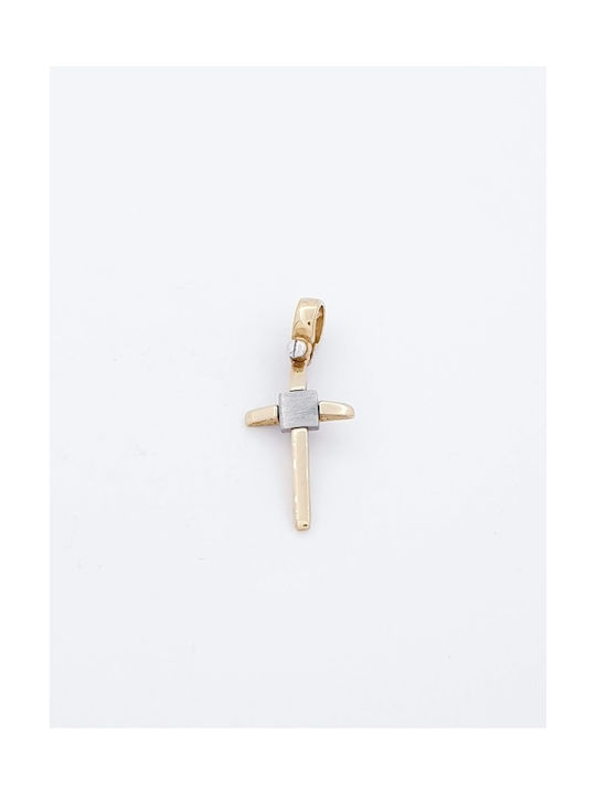 Kirkikosmima Damen Gold Kreuz 14K