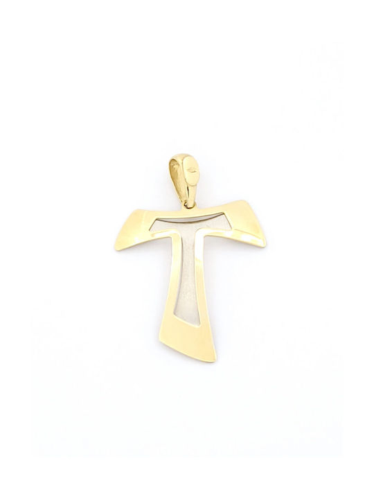 Kirkikosmima Herren Gold Kreuz 14K