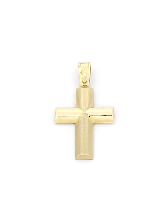 Kirkikosmima Herren Gold Kreuz 14K