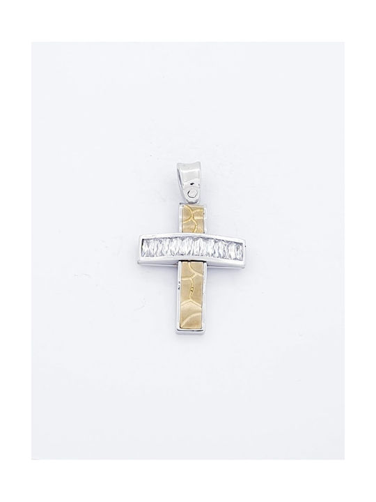 Kirkikosmima Damen Gold Kreuz 14K