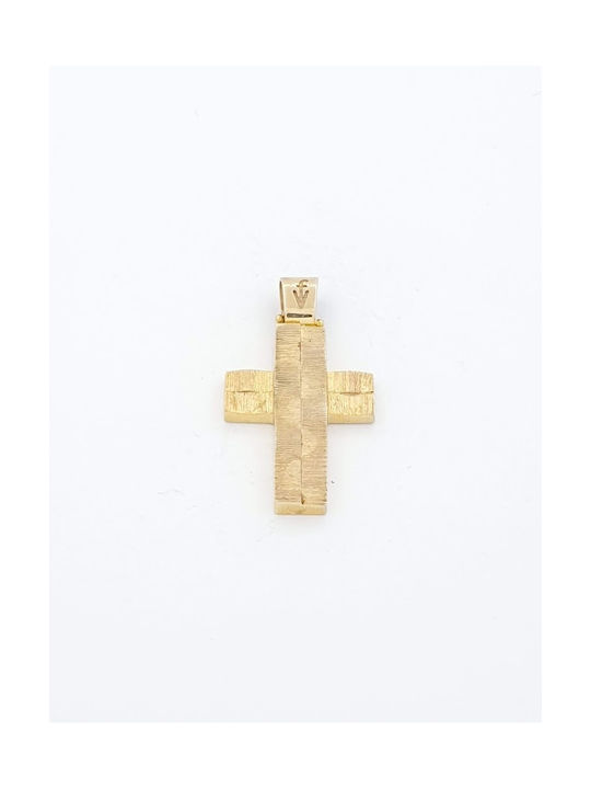 Kirkikosmima Herren Gold Kreuz 14K