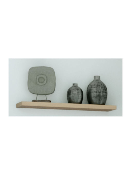 Кафяв Стенен РафТ 80x23.5x3.8см