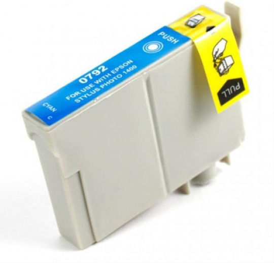 Eco Συμβατό Μελάνι Εκτυπωτή InkJet Epson Κυανό 1τμχ