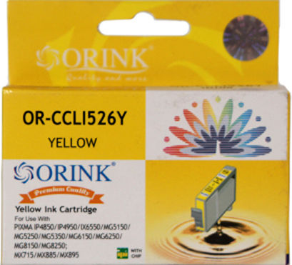Orink Cli526 Compatible Inkjet Printer Ink Canon 9ml Yellow 1 Piece