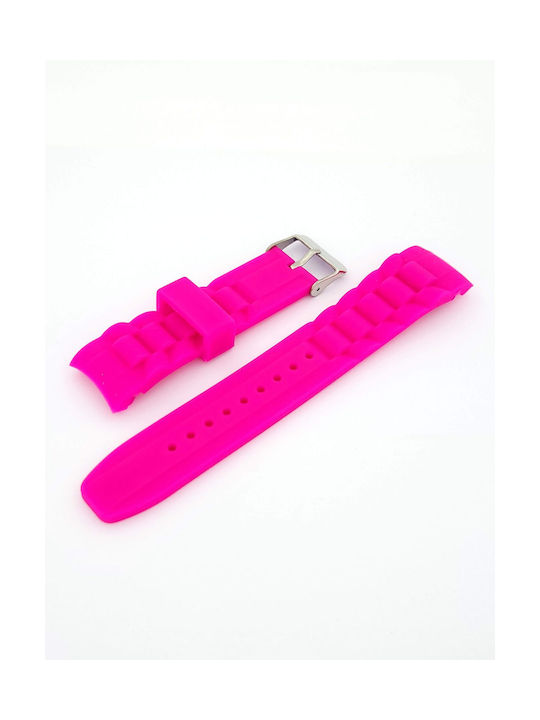 Gummi-Armband Rosa 22mm