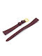 Lederriemen Burgundisch 12mm
