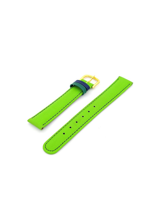 Leather Strap Green 16mm