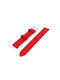 Leather Strap Red 14mm