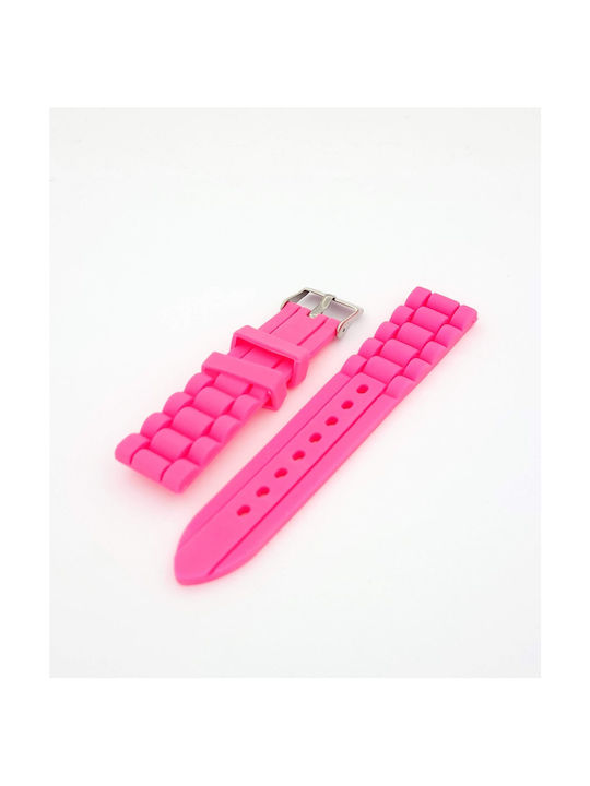 Rubber Strap Pink 20mm