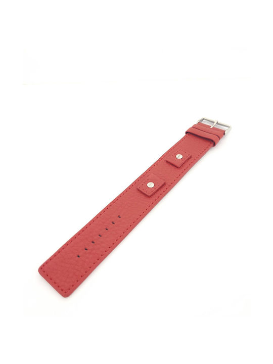 Leather Strap Red 30mm