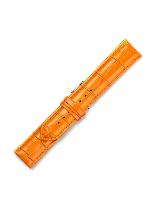 KOSTELO Leather Strap Orange 20mm