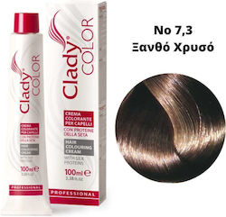Clady Цвят Боя За Коса № 7,3 Русо Златисто 100мл