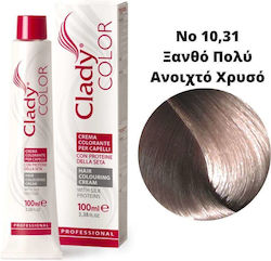 Clady Цвят Боя За Коса № 10,31 Много Светло Рус...