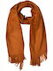 Women's Wool Scarf Brown