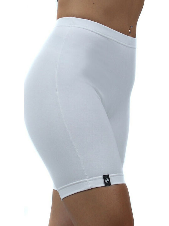 Instruire Colanti de femei Colanti-scurti Push Up Alb
