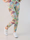 Frauen Lang Leggings Beige