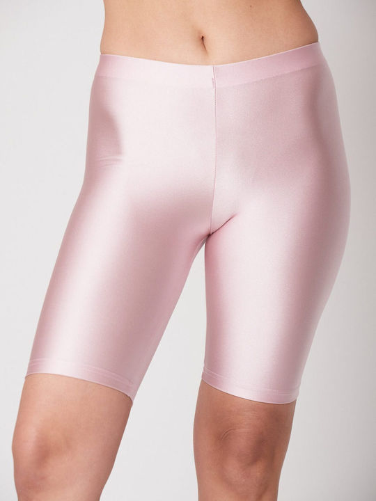 Ad'Oro Women's Bike Legging Shiny Pink