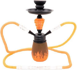 Atomic Ναργιλές Flame Διπλός Πορτοκαλί 30cm
