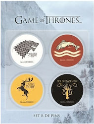 Sd Toys Κονκάρδα Set B Pins Game of Thrones 1τμχ