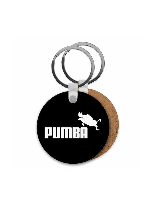 Keychain Pumba Wooden