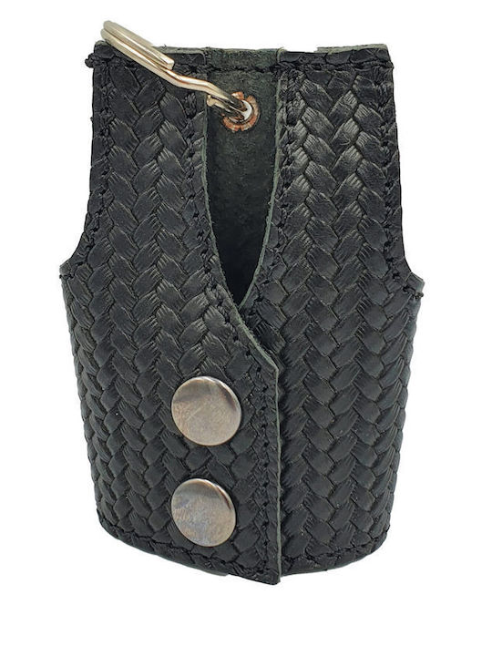 ByLeather Χειροποίητο Μπρελόκ Δερμάτινο Μαύρο