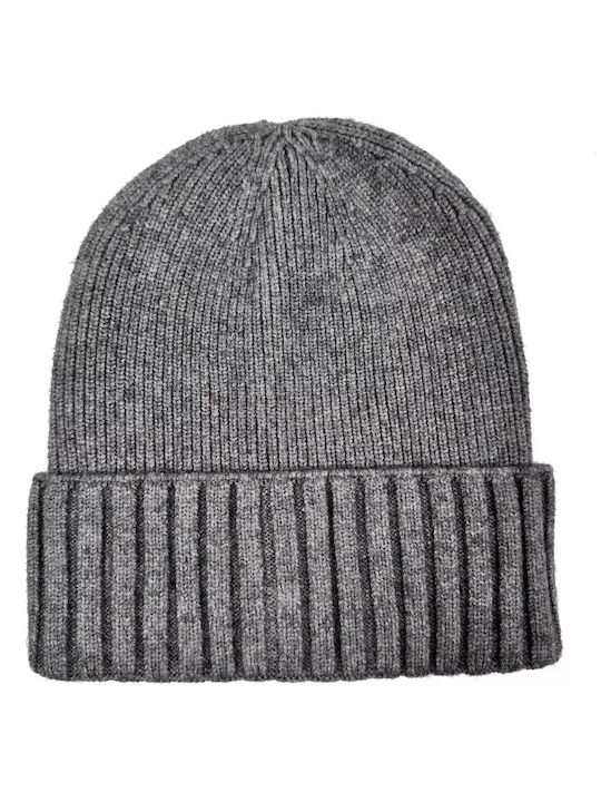 Knitted Beanie Cap Gray