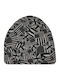 Beanie Unisex Σκούφος Πλεκτός σε Μαύρο χρώμα