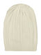 Beanie Unisex Σκούφος Πλεκτός σε Μπεζ χρώμα