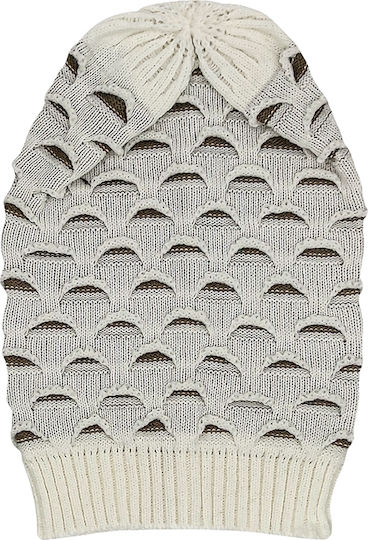 Knitted Beanie Cap Beige
