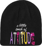 Brims and Trims Beanie Beanie Knitted in Black ...