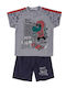 Kids' Set with Shorts Summer 2pcs Gray