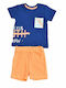 Kinder-Set mit Shorts Sommer 2Stück Blau