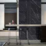 Marquina Fliese Boden / Wand Küche / Bad 120x60cm Schwarz