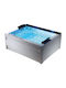 Vinci Acrylic Bathtub with Hydromassage 190x150cm