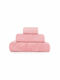 Graccioza Σετ Πετσέτες Μπάνιου 3τμχ Bee Waffle Ροζ Βάρους 550gr/m²